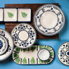 Cardinal FQ125 Maria Portugal Terracota Vila Flor 13" x 4-1/8" Oval Tray, Stoneware - 6/Case