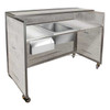 Eastern Tabletop HS980 Slim Complete Mobile Bar Kit with Sink & Speed Rail