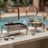 Eastern Tabletop EB15502 Clara 6 qt. Round Waterless Chafer, Polished Stainless Steel