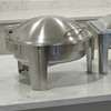 Eastern Tabletop EB15514 Nivo 6 qt. Round Waterless Chafer, Brushed Stainless Steel