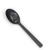 American Metalcraft BLSP10 Vintage 10" Solid Spoon, Black