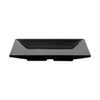 GET ML-102-BK Siciliano 6" Square Plate, Melamine, Black