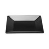 GET ML-102-BK Siciliano 6" Square Plate, Melamine, Black