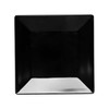 GET ML-102-BK Siciliano 6" Square Plate, Melamine, Black