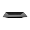GET ML-104-BK Siciliano 10" Square Plate, Melamine, Black