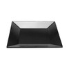 GET ML-104-BK Siciliano 10" Square Plate, Melamine, Black