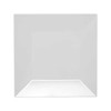 GET ML-102-W Siciliano 6" Square Plate, Melamine, White