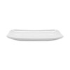 GET CS-6104-W Siciliano Mama Mia 9-1/2" x 5-3/4" Rectangular Platter, Melamine, White - 12/Case