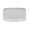 GET CS-6104-W Siciliano Mama Mia 9-1/2" x 5-3/4" Rectangular Platter, Melamine, White - 12/Case