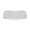 GET CS-6103-W Siciliano Mama Mia 11-1/4" x 7" Rectangular Platter, Melamine, White - 12/Case