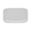 GET CS-6103-W Siciliano Mama Mia 11-1/4" x 7" Rectangular Platter, Melamine, White - 12/Case
