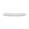 GET CS-6113-W Siciliano 18" x 9-3/4" Rectangular Platter, Melamine, White