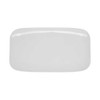 GET CS-6113-W Siciliano 18" x 9-3/4" Rectangular Platter, Melamine, White