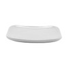 GET CS-6115-W Siciliano 5" Square Coupe Plate, Melamine, White - 48/Case