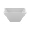 GET ML-278-W Siciliano 8 oz. Square Bowl, Melamine, White - 12/Case