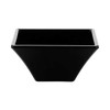 GET ML-278-BK Siciliano 8 oz. Square Bowl, Melamine, Black