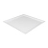 GET ML-244-W Siciliano 24" Square Display Plate, Melamine, White