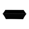 GET ML-281-BK Siciliano 2.3 qt. Square Bowl, Melamine, Black