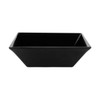 GET ML-246-BK Siciliano 1.6 qt. Square Bowl, Melamine, Black