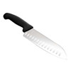 Mundial 3804-7GE 3800 Series 7" Santoku Knife, Hollow Edge, Black