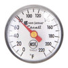 San Jamar THDLF Escali 5" Instant Read Pocket Dial Thermometer, Black