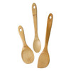 Winco J33-2018 Joyce Chen 3-Piece Stir Fry Utensil Set, Bamboo