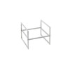 American Metalcraft SRT1 Modular 7-5/8"H Single-Tier Buffet Display Riser, Stainless Steel