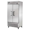 True T-35-HC T-Series Two-Section Reach-In Refrigerator, Solid Doors