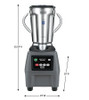 Waring CB15 The Legend 1 Gallon Heavy Duty Food Blender, SS Container, 120V