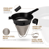 Matfer 017360 Exoglass 8" High Temp Bouillon Strainer, Reinforced, Fine