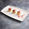 Steelite 9001C087 Neo 14" x 8" China Tray