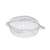 Dart C53PST1 ClearSeal 5" Sandwich Container, Hinged Lid