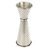 Barfly M37202 Diamond Lattice 1 & 2 oz. Japanese Style Jigger, Stainless Steel