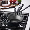 Spring USA 8481-40/32 Blackline 13-1/8" Fry Pan, Carbon Steel
