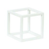 Cal-Mil 23201-8-15 Juno 8" x 8" Cube Frame Riser, White