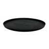 Service Ideas TR1412RIRG Metallic Elements 14" Non-Slip Tray, Removable Insert, Round, Rose Gold