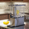 Service Ideas CBDT3SS Essential 3 gal. Cold Beverage Dispenser, Infusion/Ice Chamber, Rectangle