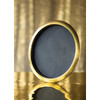Service Ideas TR1614RIVG 16" Non-Slip Tray, Removable Insert, Round, Vintage Gold