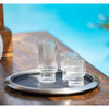 Service Ideas TR1412RI 14" Non-Slip Tray, Removable Insert, Round, Brushed Stainless