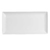 Steelite 6900E559 Varick Pub 15" x 7" Rectangular Plate, Porcelain, White