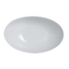 Steelite 6940E684 Folio Parliament 15.5 oz. Oval Bowl, Alpha-Ceramic, White - 12/Case