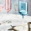 Libbey 7400/AK1K2K Linear Color 13-1/2 oz. Cocktail Glass, Sapphire