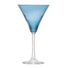 Libbey 7402/AK1K2K Linear Color 9-1/2 oz, Martini Glass, Sapphire