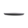 G.E.T RP-2-10-WM/GRM Roca Balance 10" Round Plate, Stackable, Melamine, White Inside / Gray Outside - 12/Case