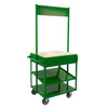 New Age 52861GREEN School Share Cart w/ 2 Cold Pans, Green