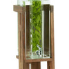 Cal-Mil 23141-3-78 Sydney 3 gal. Beverage Dispenser, Ice Chamber, Rectangle, Walnut
