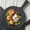 American Metalcraft FSR11 Faux Slate 12" Serving Peel, Melamine, Black