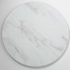 American Metalcraft MW21 Melamine Naturals 21-1/2" Serving Board, Melamine, White Marble