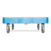 Carlisle C223614 E-Z Glide 22-1/2" Rack Dolly, Plastic, Blue