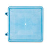 Carlisle C223614 E-Z Glide 22-1/2" Rack Dolly, Plastic, Blue